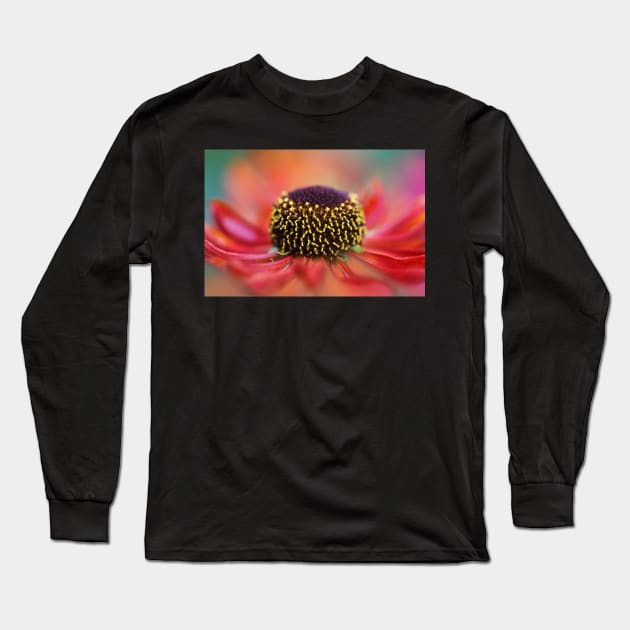 Dreamy Helenium Curls Long Sleeve T-Shirt by SharonJ